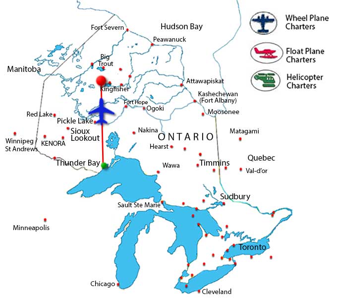 Webequie Helicopter Charter Flights